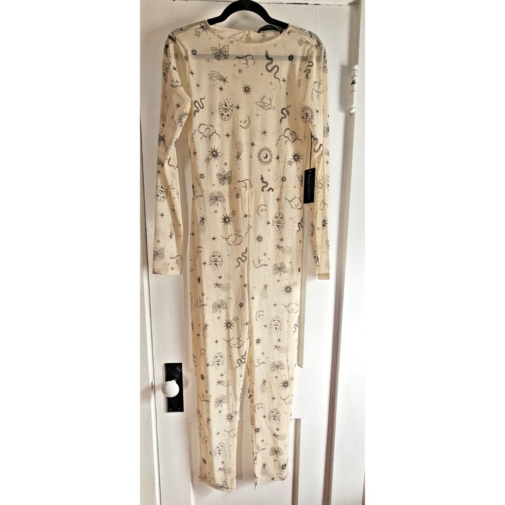 NWT Frederick's of Hollywood sheer mesh‎ celestial bodysuit Forever 21